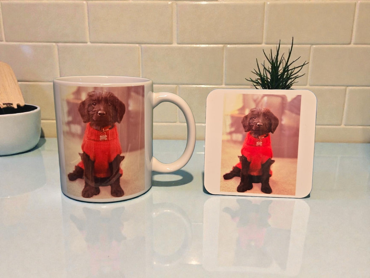Personalised photo mug