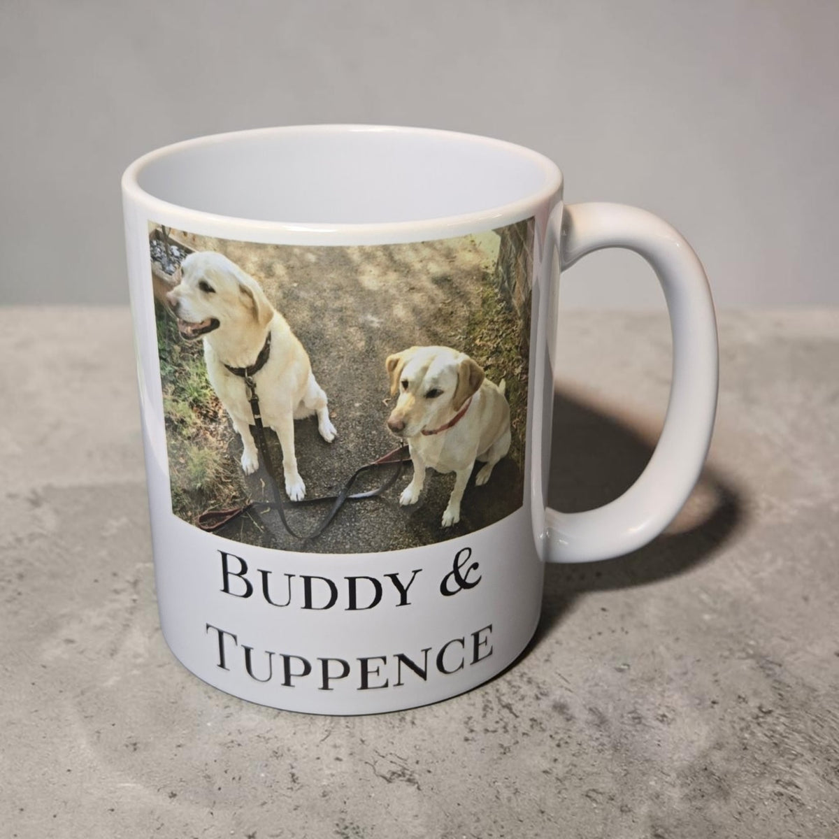 Personalised photo mug