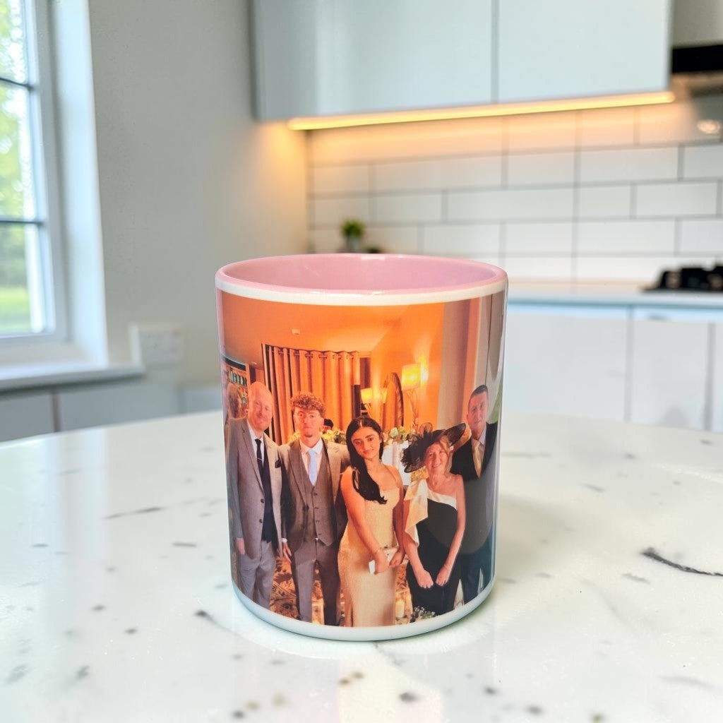 Personalised photo mug
