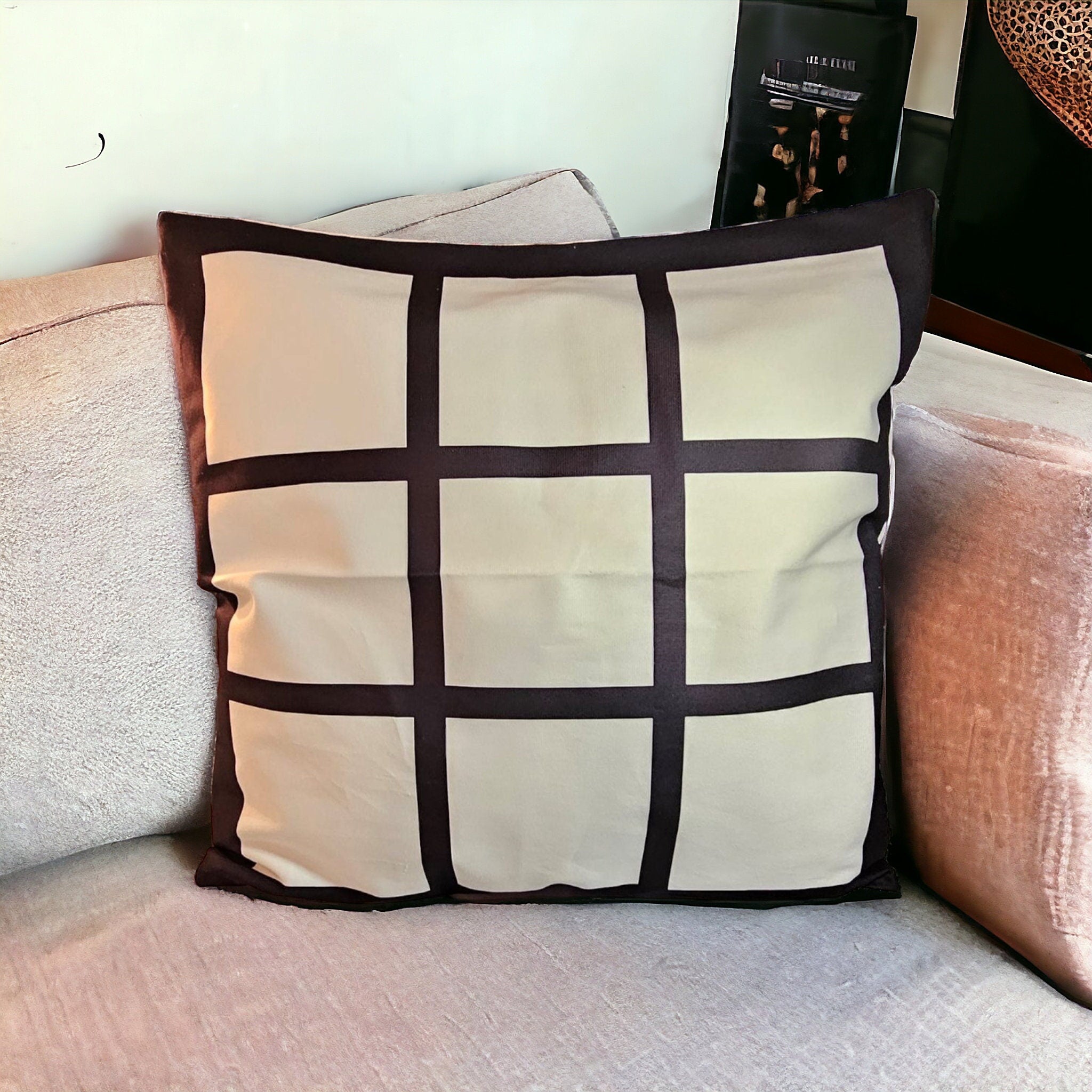 Personalised soft photo cushion cover