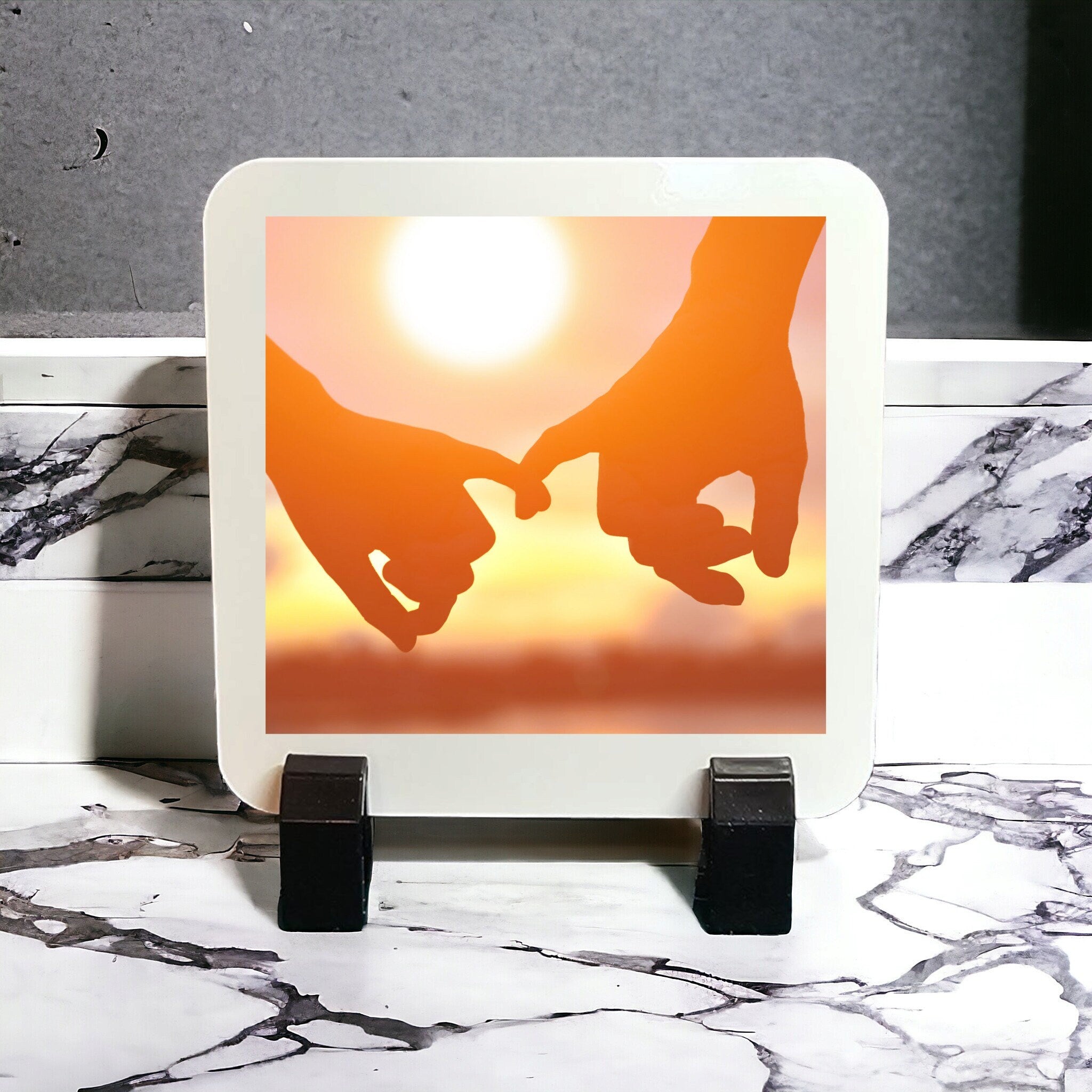 Personalised photo coaster for cups