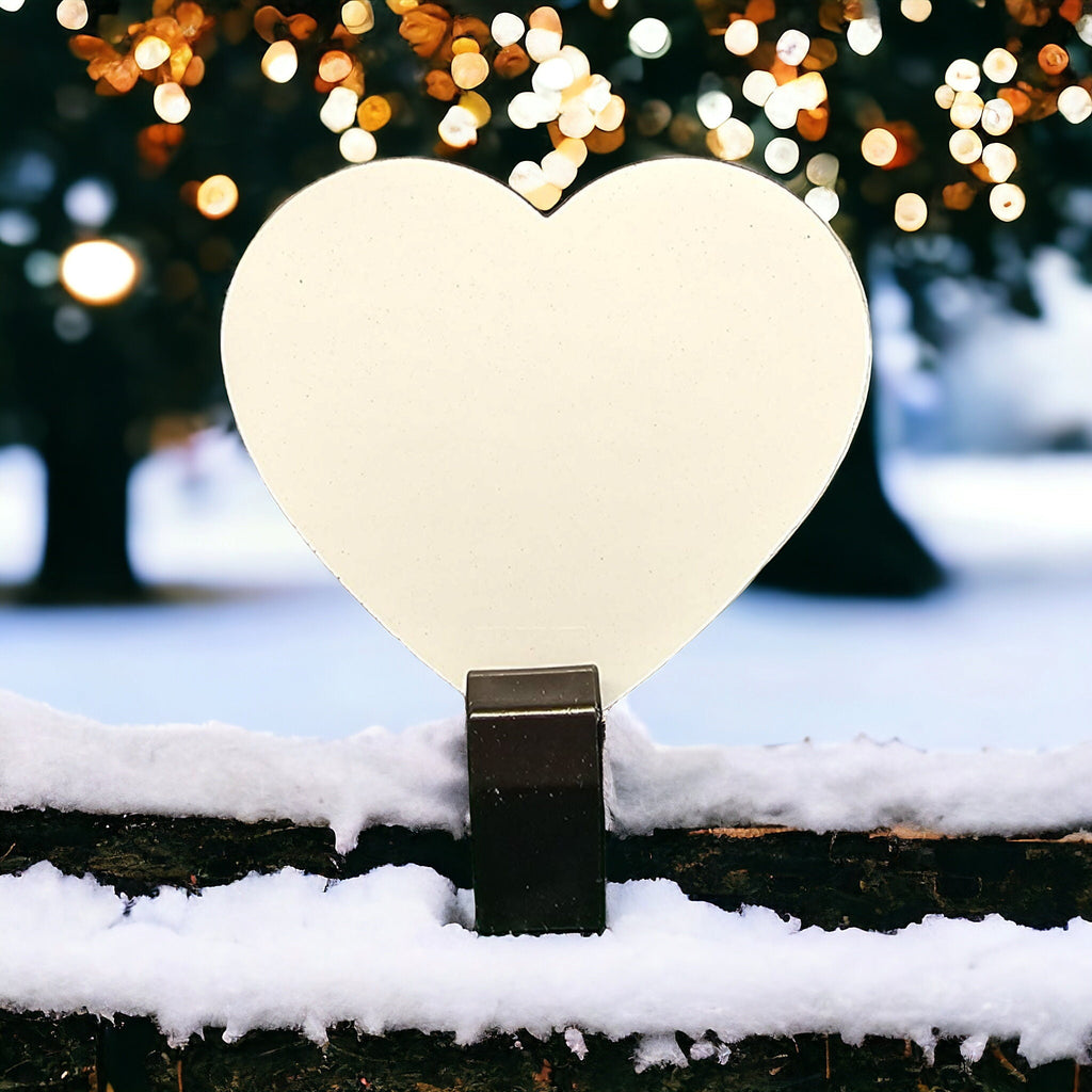 Photo heart shaped magnet