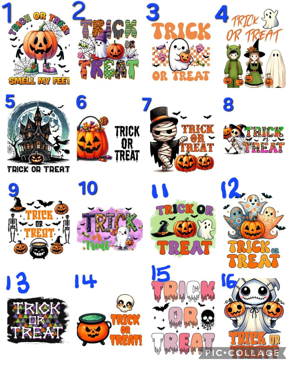 Trick or Treat reusable mini tote bag