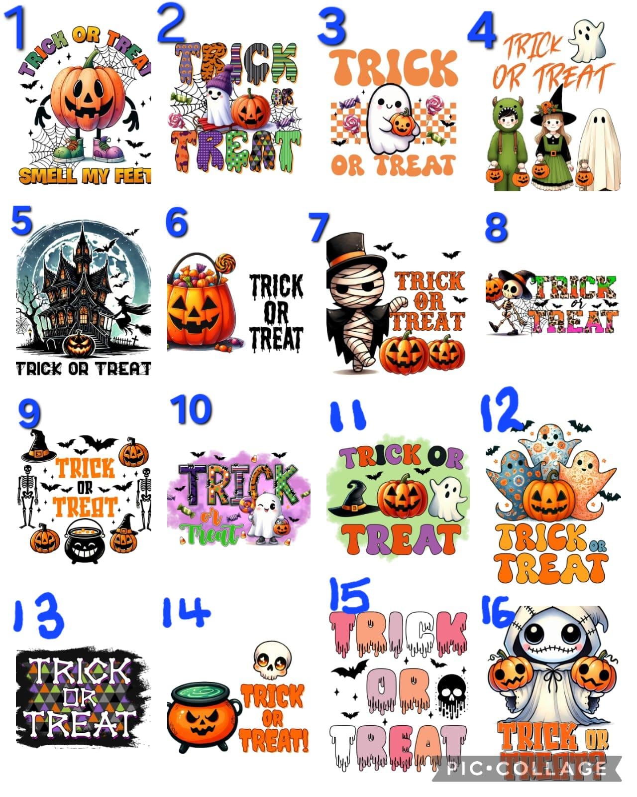 Trick or Treat reusable mini tote bag