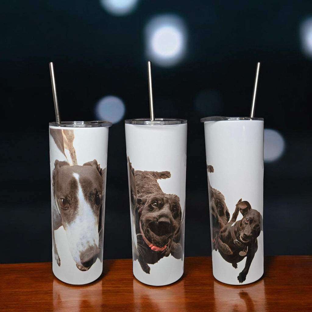 Personalised, 20oz skinny insulated tumbler