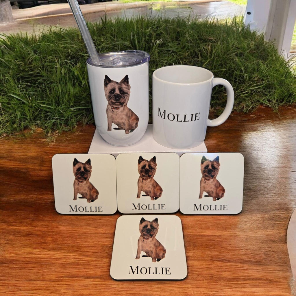 Personalised photo coaster for cups