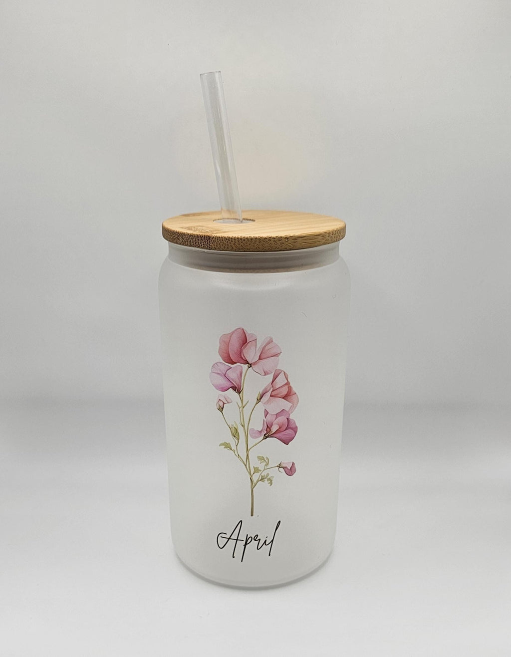Personalised photo 16oz libby glass drinking can jar