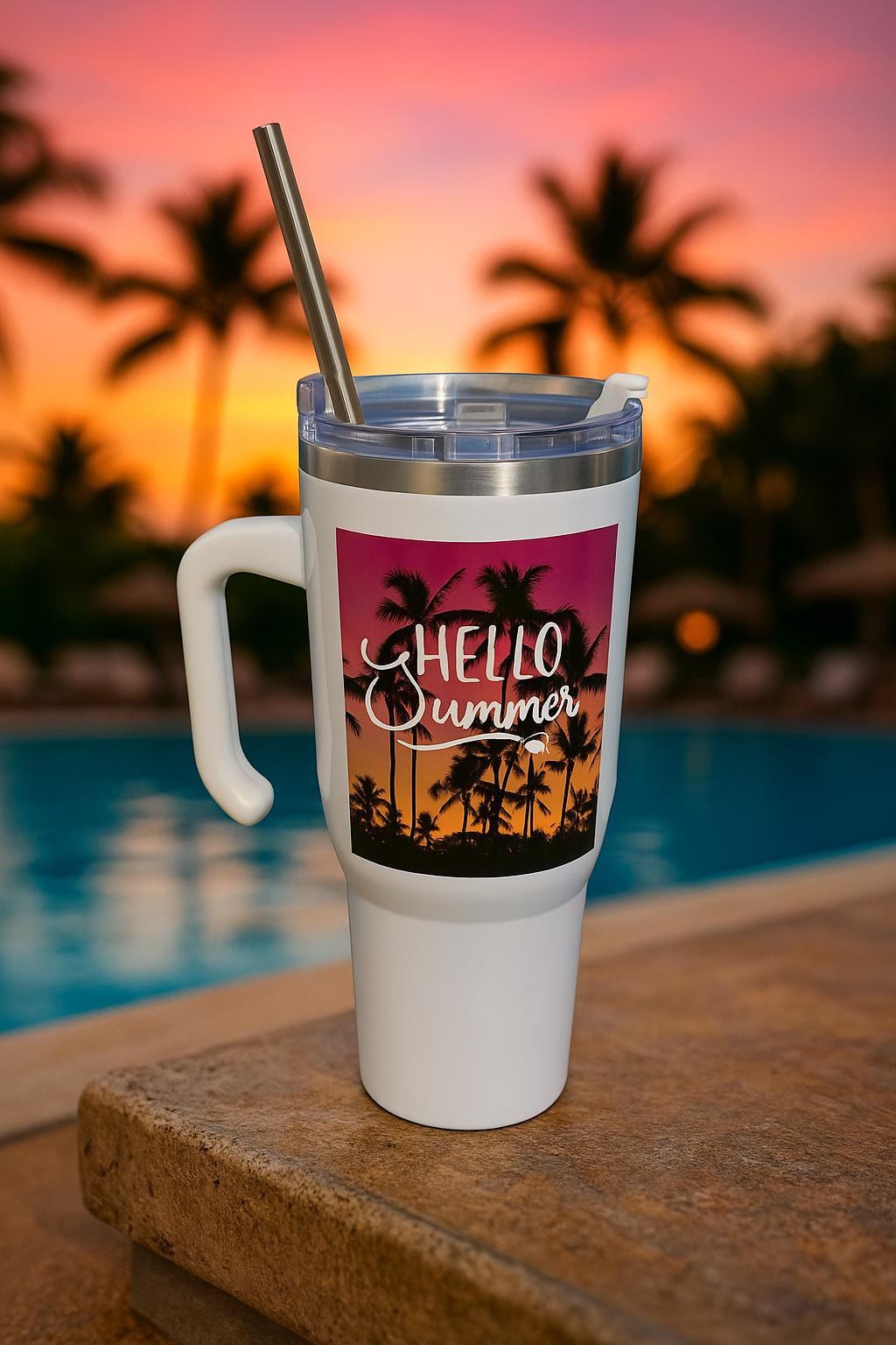 Beach holiday "Stanley" style cup