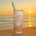 Beach holiday 20oz insulated skinny tumbler