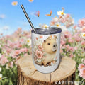 Capybara, 12oz insulated wine tumbler/mug.