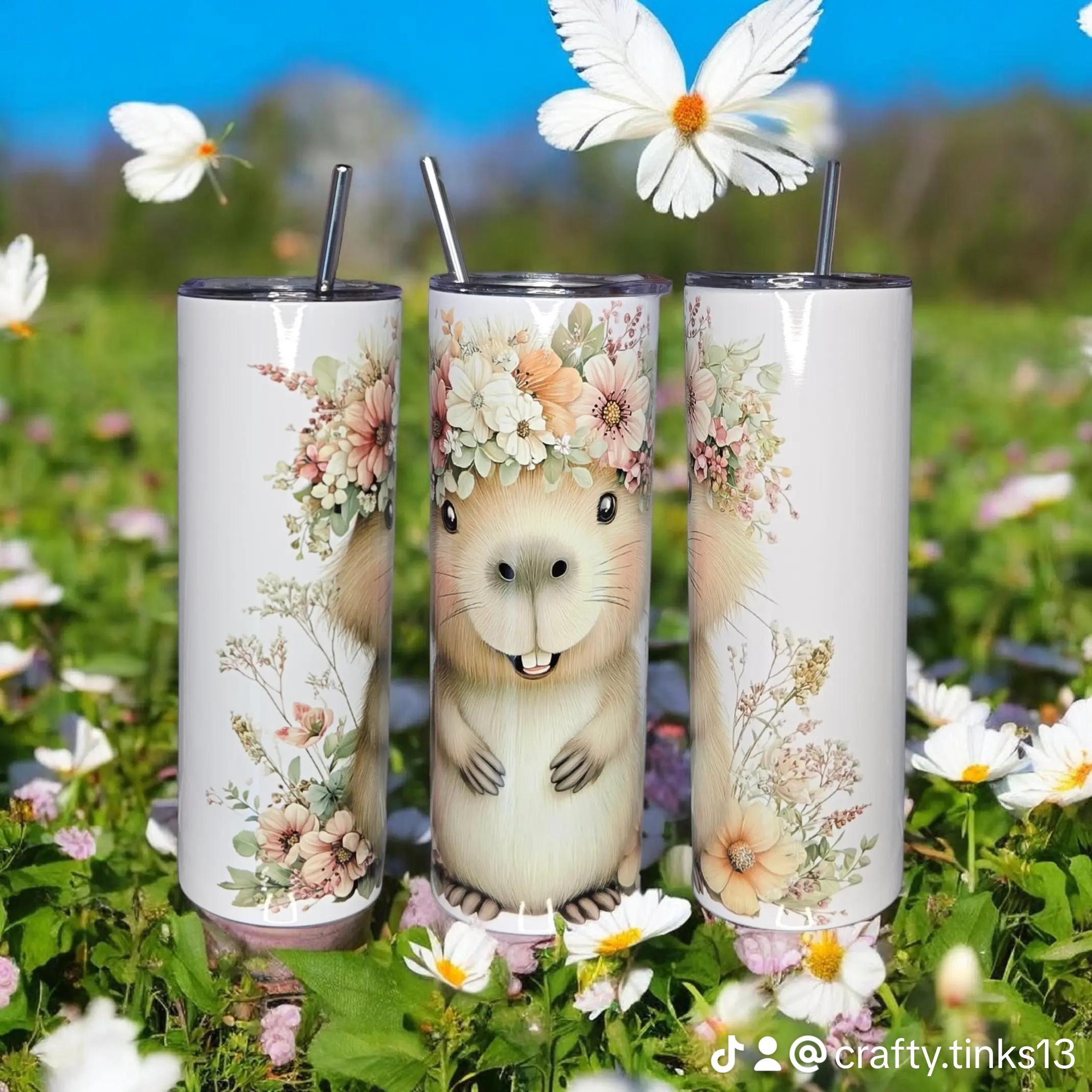 Capybara, 20oz insulated tumbler/mug.