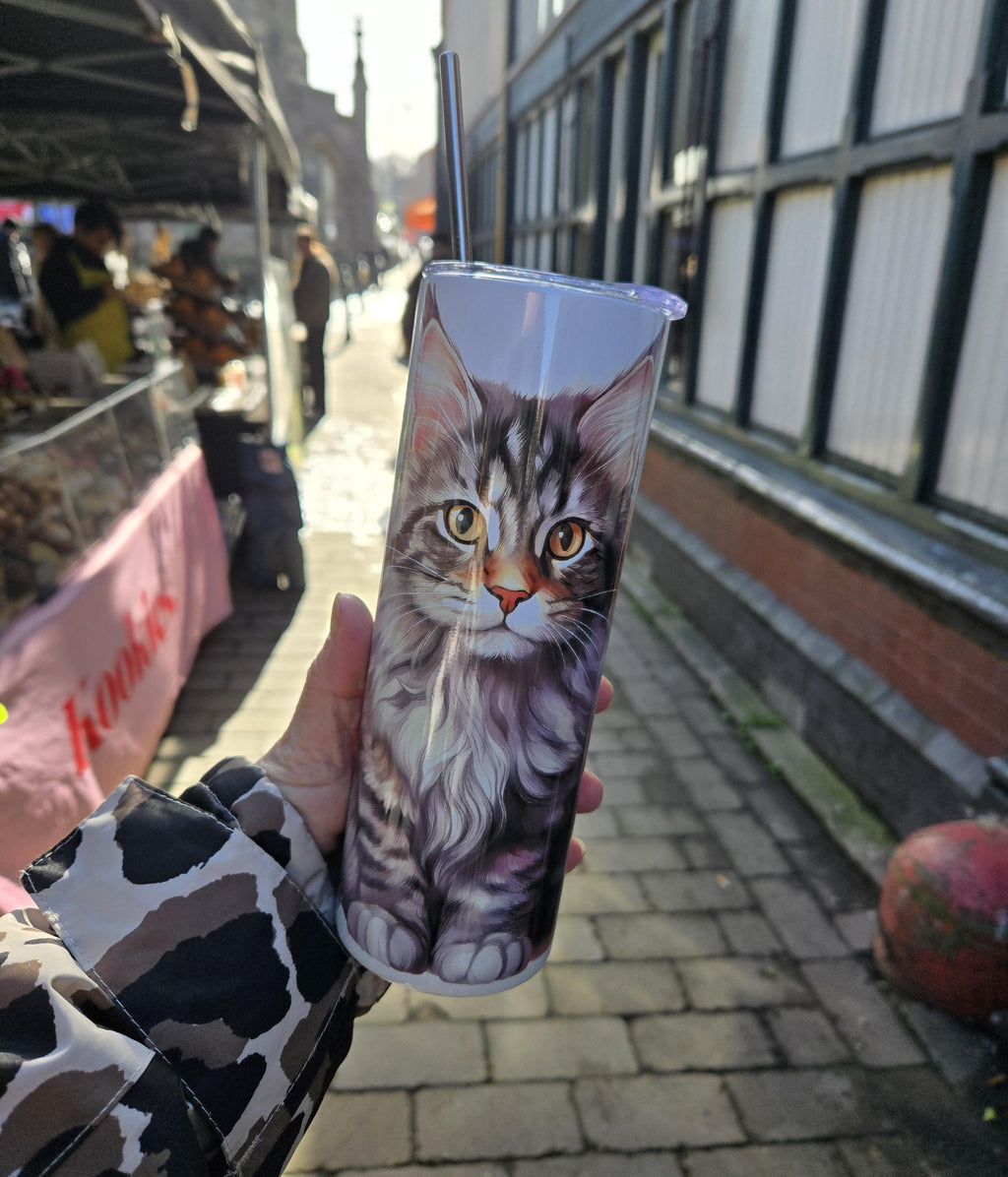 Kitty Cats, 20oz insulated tumbler/mug.