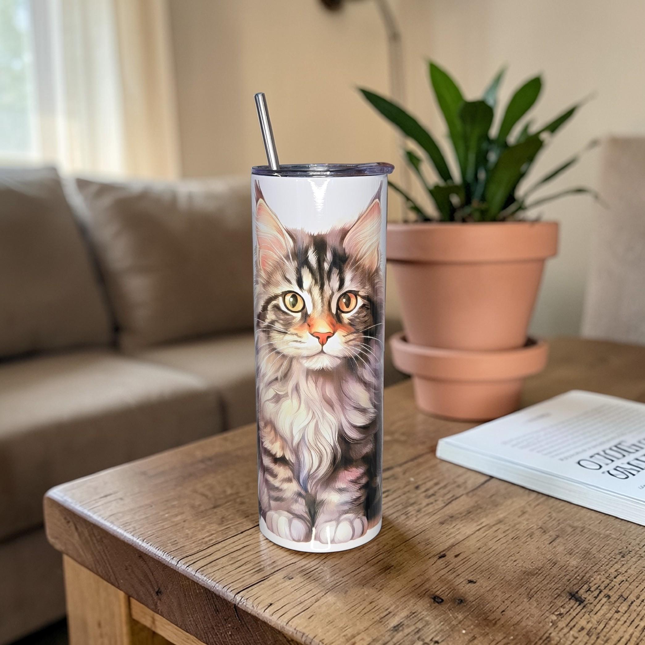 Kitty Cats, 20oz insulated tumbler/mug.