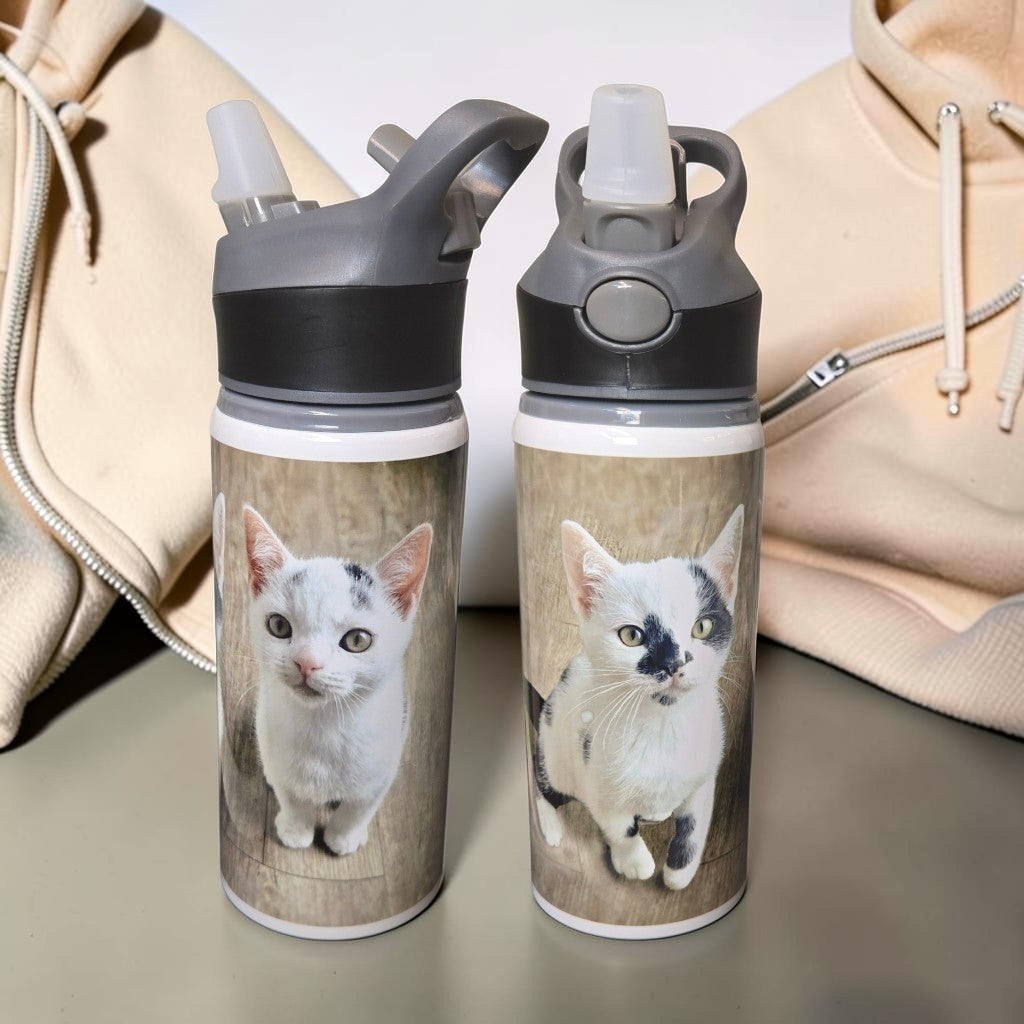 Push Flip Lid Water Bottle