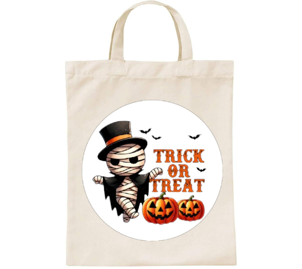 Trick or Treat reusable mini tote bag