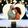 Heart photo magnet