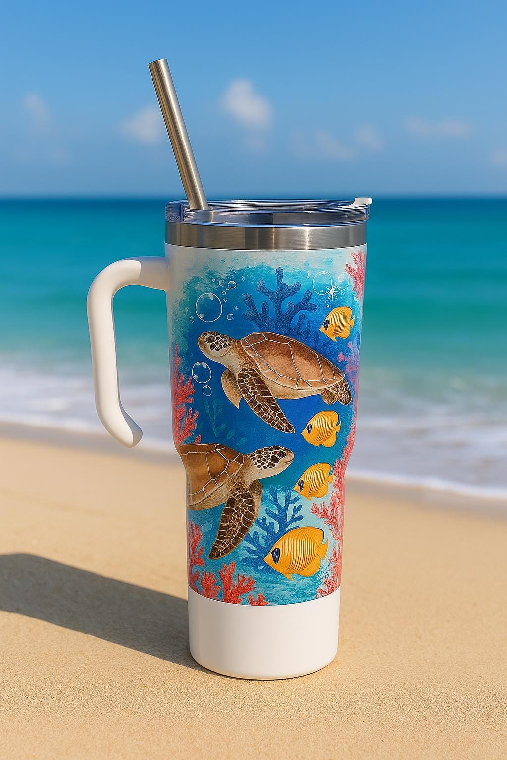 Beach holiday "Stanley" style cup