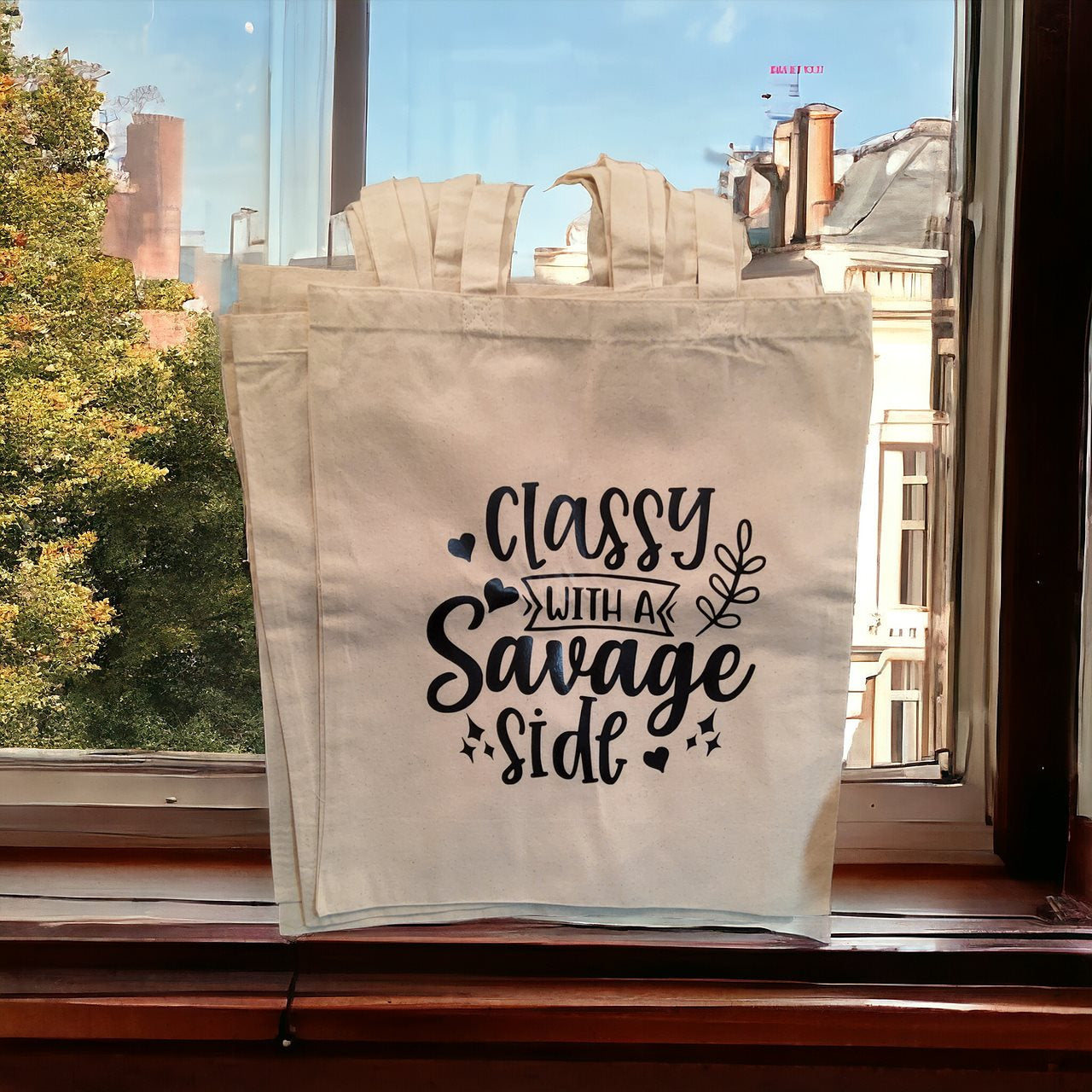 Cotton tote/shopping bags